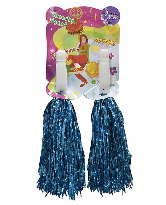 Orange Craft Pom Poms - 150 Pack - Blue Squid India