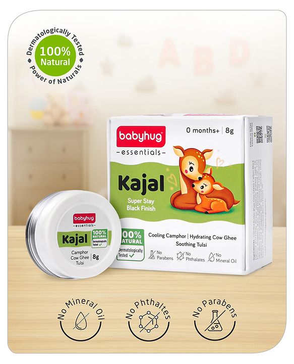 Babyhug 100% Natural Kajal - 8 g
