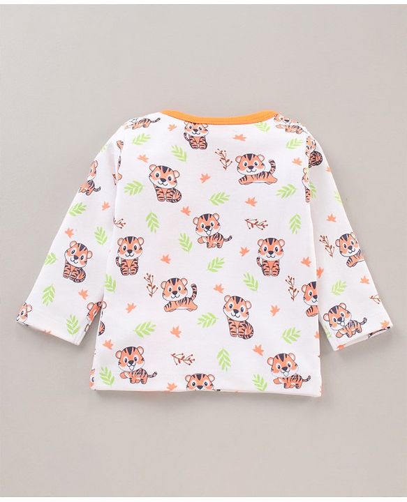 Babyhug 100% Cotton Full Sleeves Vest Pack of 3 - Pink
