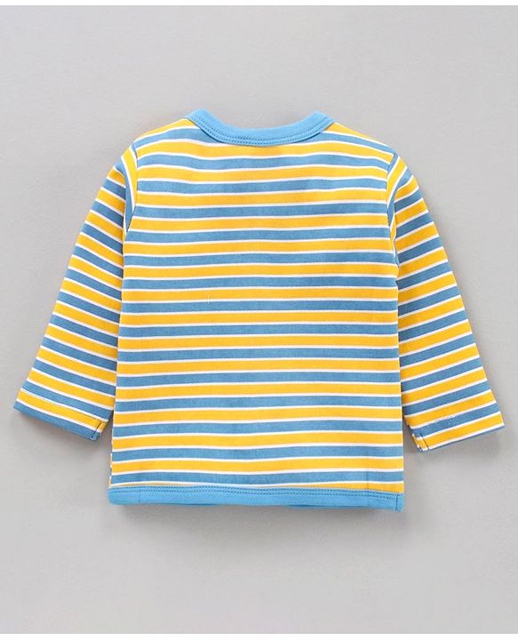 Babyhug 100%Cotton Full Sleeves Vests Pack of 7 - Multicolour