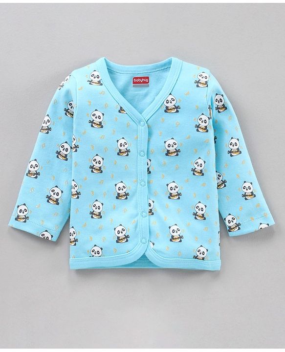 Babyhug 100%Cotton Full Sleeves Vests Pack of 7 - Multicolour