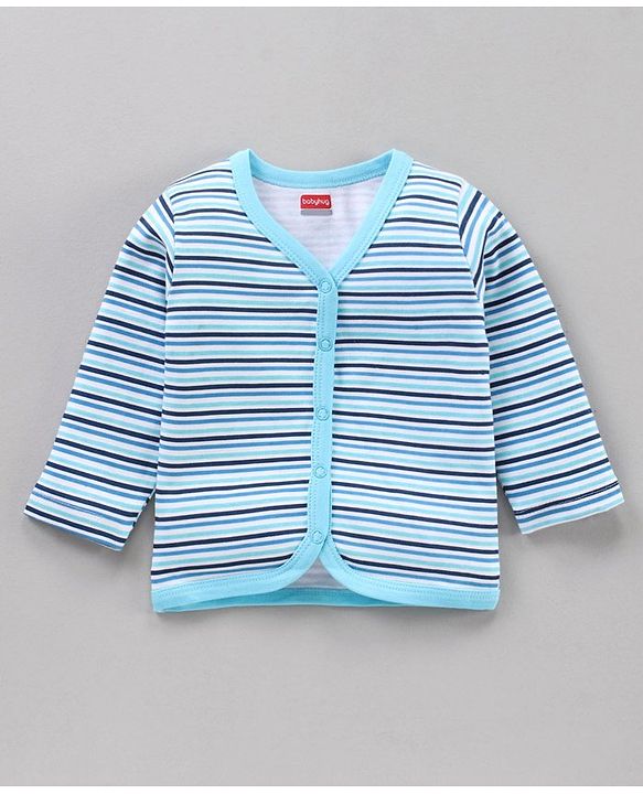 Babyhug 100%Cotton Full Sleeves Vests Pack of 7 - Multicolour