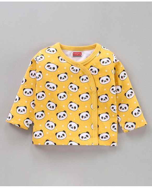 Babyhug 100%Cotton Full Sleeves Vests Pack of 7 - Multicolour