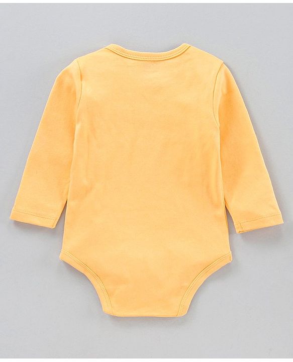 Babyhug 100% Cotton Full Sleeves Solid Onesies Pack of 5 - Multicolor