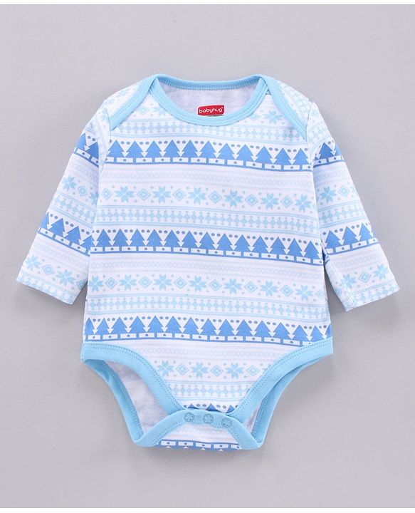 Babyhug 100% Cotton Full Sleeves Onesies Pack of 3 - Multicolor