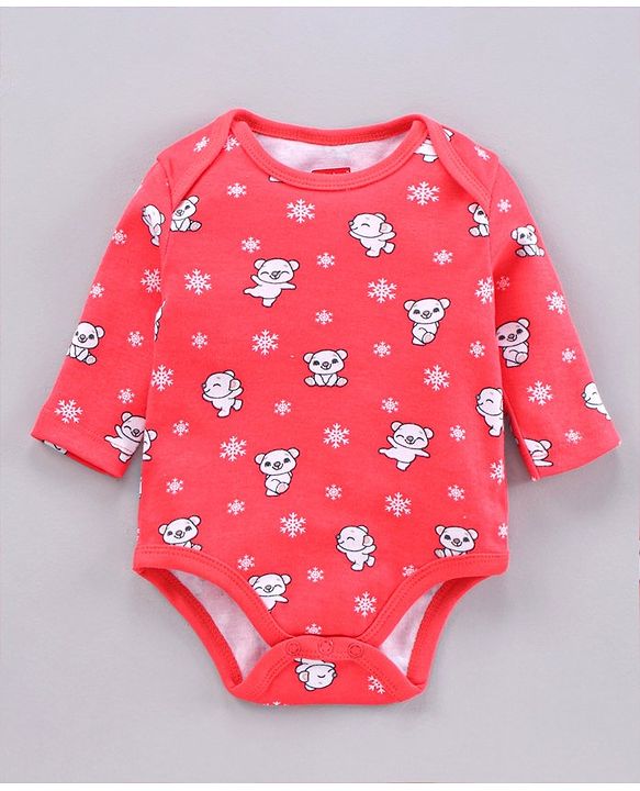 Babyhug 100% Cotton Full Sleeves Onesies Pack of 3 - Multicolor