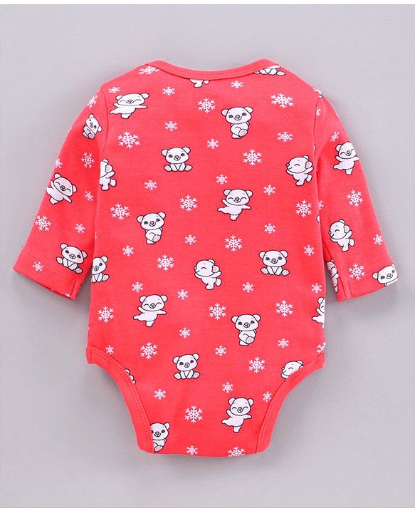 Babyhug 100% Cotton Full Sleeves Onesies Pack of 3 - Multicolor