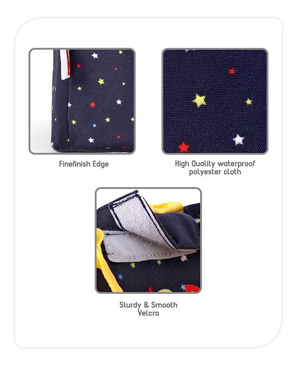 Babyhug Insulated Lunch Bag With Dinosaur Print (Colour May Vary)