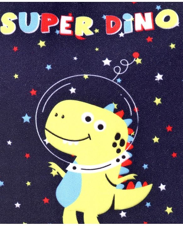 Babyhug Insulated Lunch Bag With Dinosaur Print (Colour May Vary)