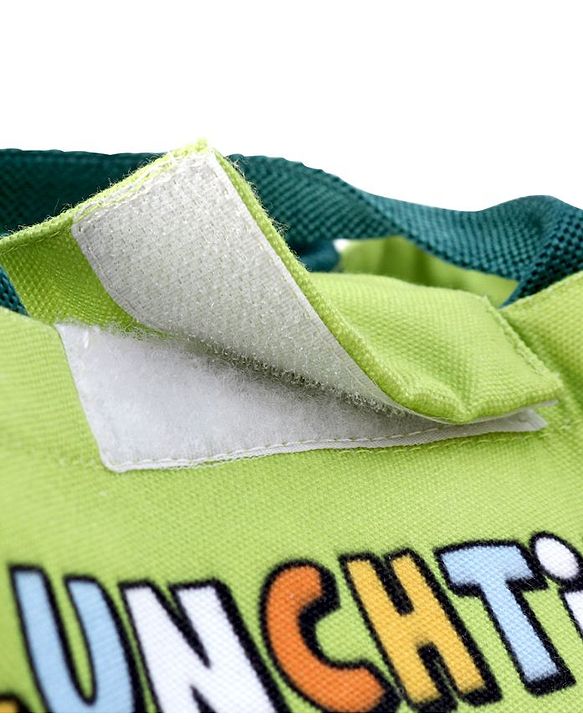 Babyhug Insulated Lunch Bag With Safari Print - Green (Slight Print May Vary)
