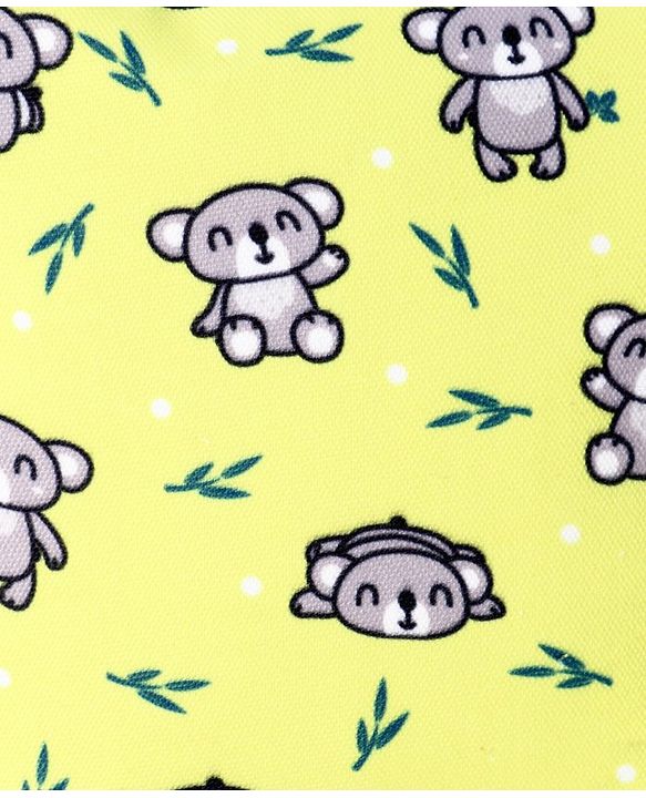 Babyhug Insulated Lunch Bag With Koala Print - Yellow