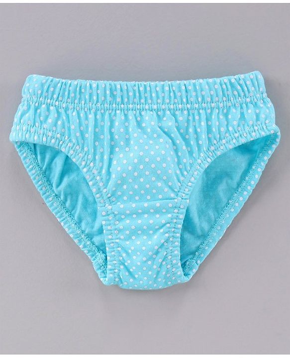 Babyhug 100% Cotton Panties Pack of 3 - Blue Pink