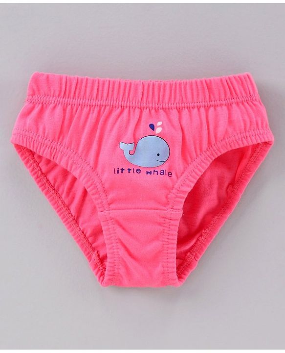 Babyhug 100% Cotton Panties Pack of 3 - Blue Pink