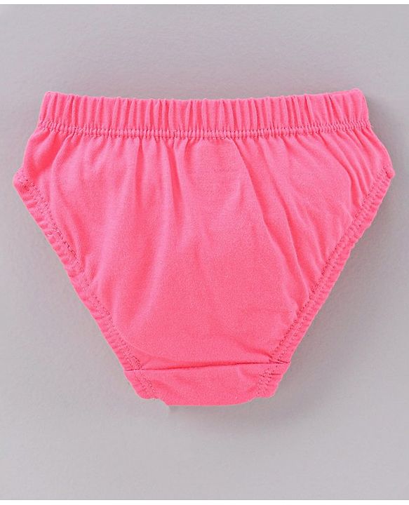 Babyhug 100% Cotton Panties Pack of 3 - Blue Pink