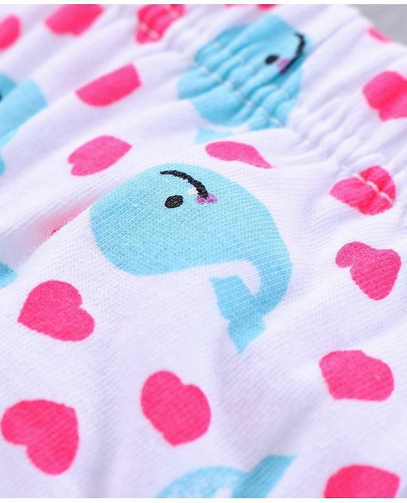 Babyhug 100% Cotton Panties Pack of 3 - Blue Pink