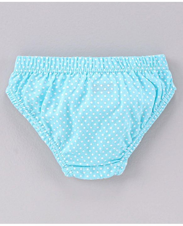 Babyhug 100% Cotton Panties Pack of 3 - Blue Orange White