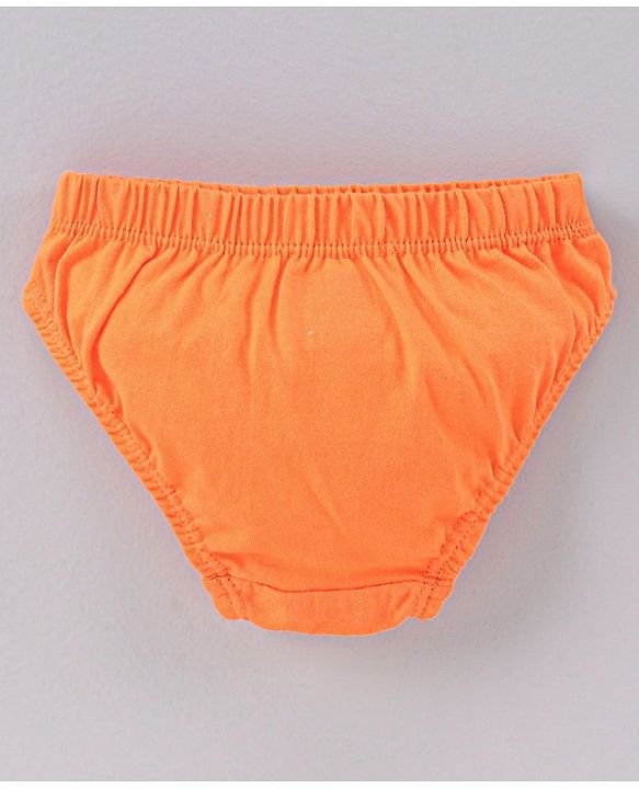 Babyhug 100% Cotton Panties Pack of 3 - Blue Orange White