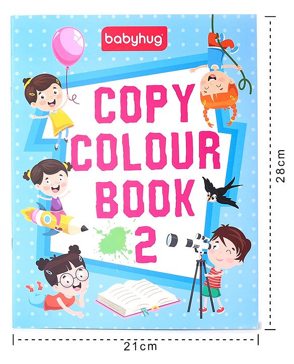 Babyhug Little Ace Coloring Books Set of 6 - English