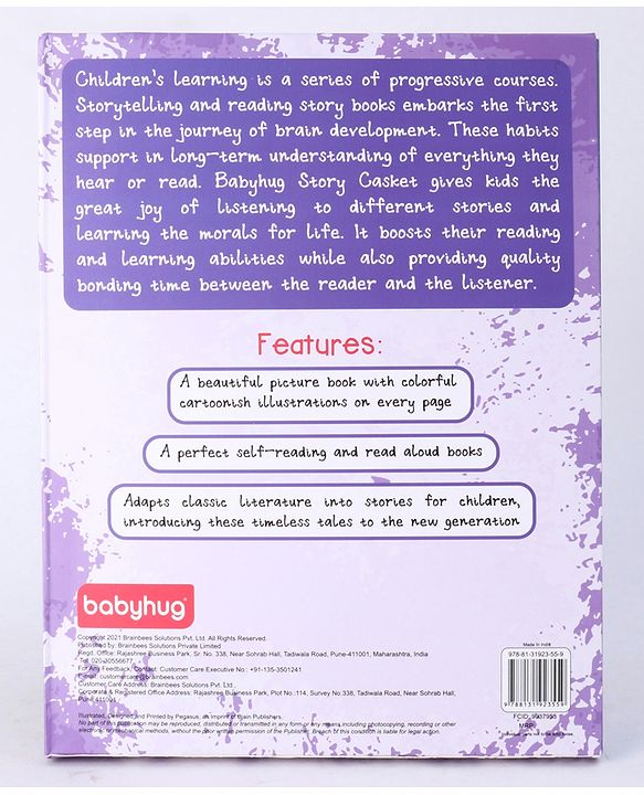 Babyhug 199 Stories From Around the World & Bedtime Books|Self teaching Stories|Colourful Illustration|Pack of 2 |English|2 to 6 Years