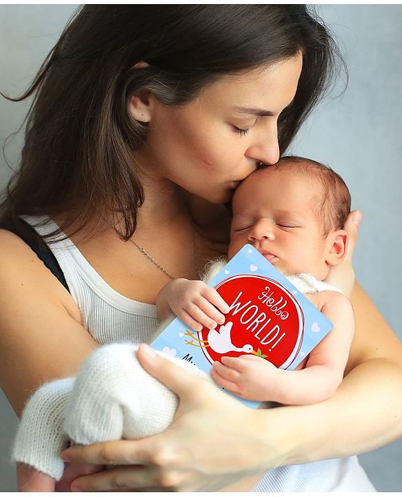Babyhug Baby Milestone Cards - English