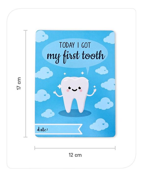 Babyhug Baby Milestone Cards - English