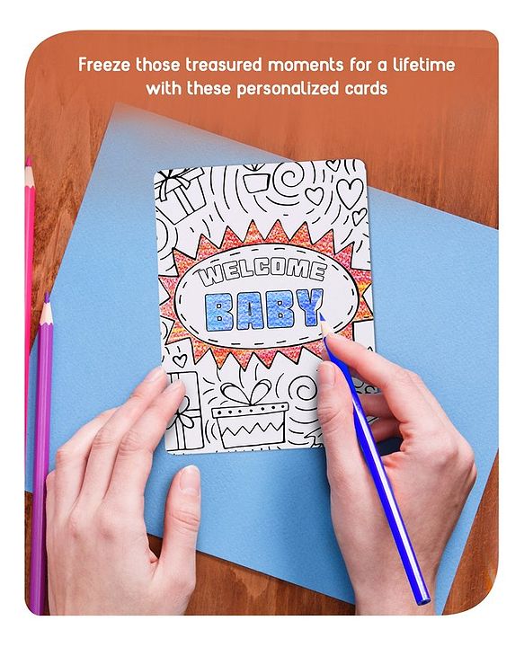 Babyhug Baby Milestone Cards - English