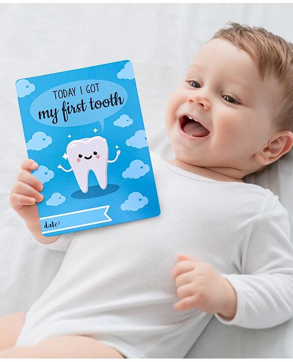Babyhug Baby Milestone Cards - English