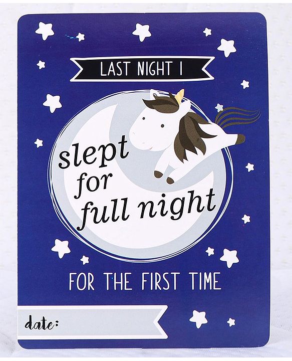 Babyhug Baby Milestone Cards - English