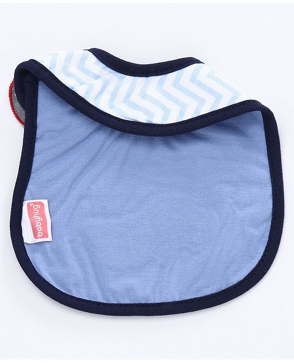 Babyhug Knitted Velcro Bib (Print and Color May Vary)