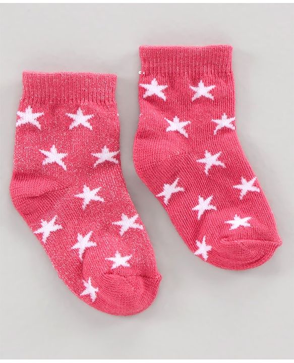Cutewalk by Babyhug Cotton Ankle Length Multi Print Socks Pack of 3 - Multicolour