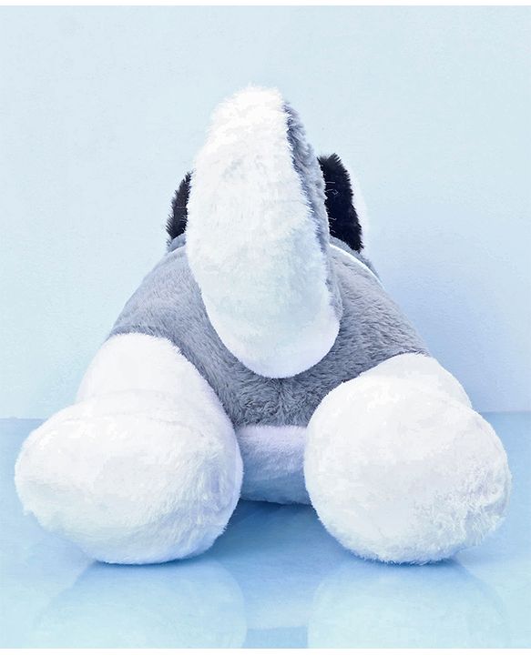 Babyhug Sleeping Husky Dog Soft Toy Multicolor - Length 55 cm