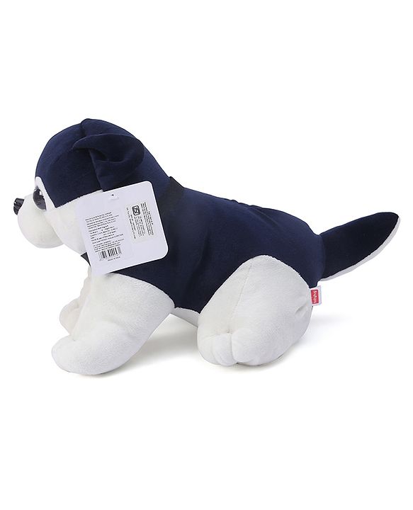 Babyhug Wolf Dog Soft Toy Blue White - Height 40 cm