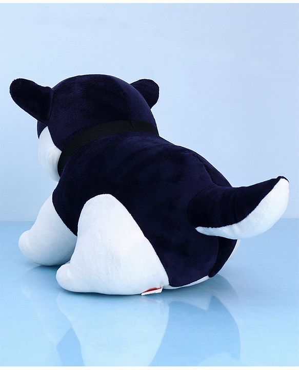 Babyhug Wolf Dog Soft Toy Blue White - Height 40 cm