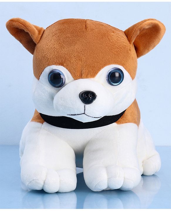 Babyhug Wolf Dog Soft Toy Blue White - Height 40 cm