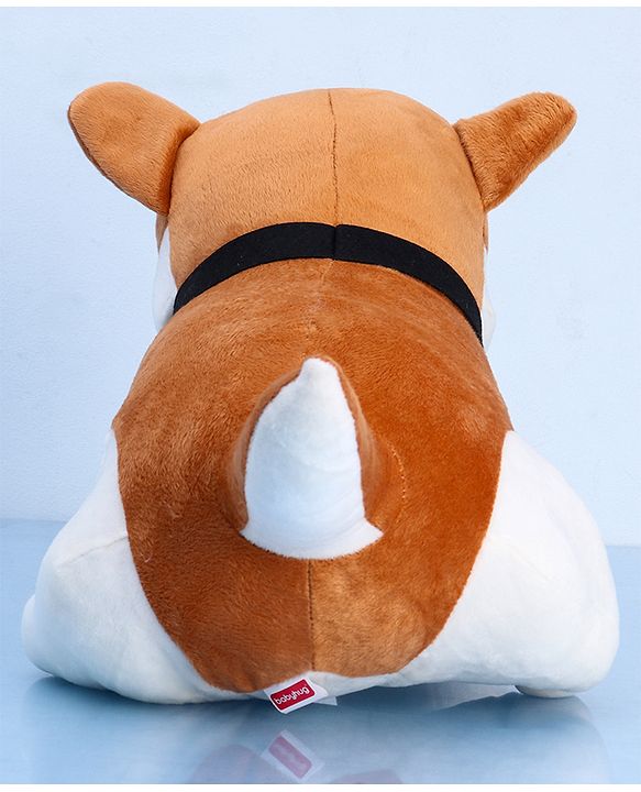 Babyhug Wolf Dog Soft Toy Blue White - Height 40 cm