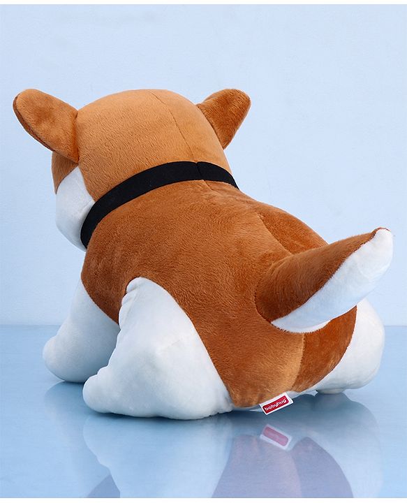 Babyhug Wolf Dog Soft Toy Blue White - Height 40 cm