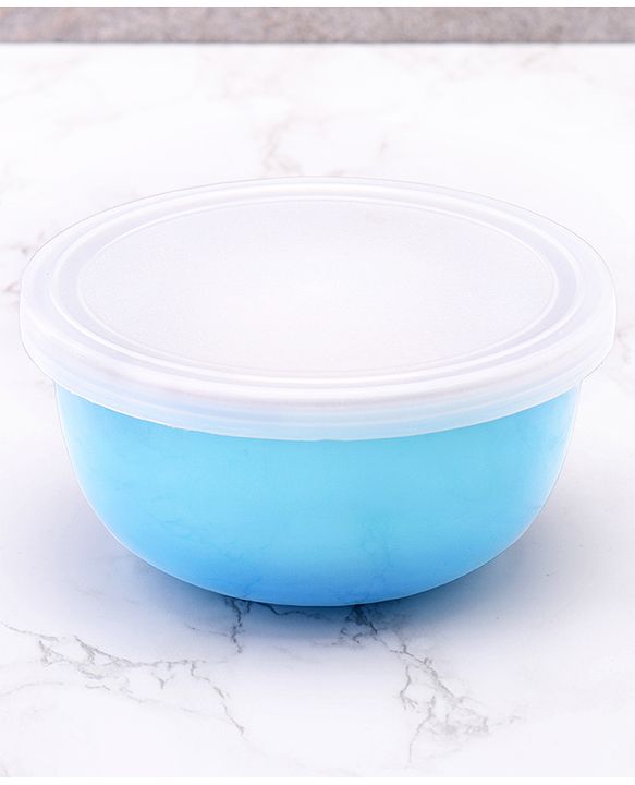 Pine Kids Non Spill Bowls with Spoon Pack of 2 - Blue Pink