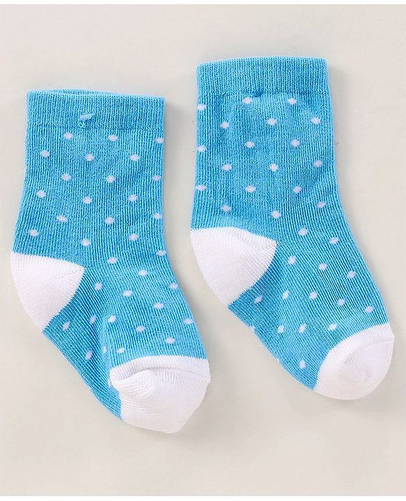 Cute Walk by Babyhug Anti Bacterial Ankle Length Terry Socks Pack of 3 - Light & Navy Blue Grey