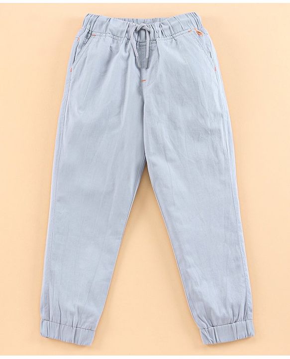 Pine Kids Full Length Cotton Cargo Pants - Grey