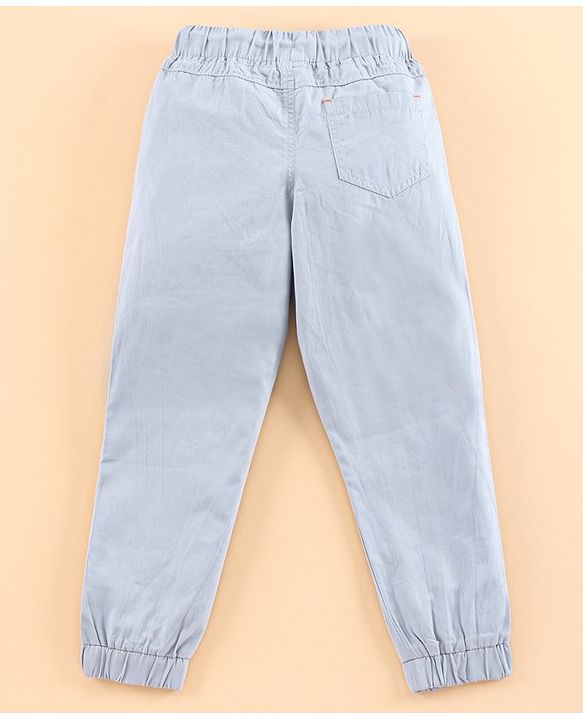 Pine Kids Full Length Cotton Cargo Pants - Grey