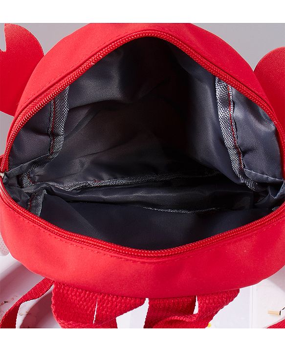 Babyhug Crab Design Fashion Backpack - Red