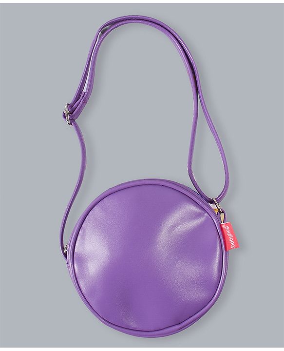 Babyhug Unicorn Shimmered Sling Bag - Purple