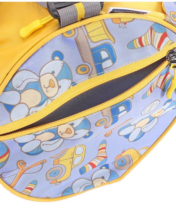 Pine Kids Printed Duffle Bag for 1 Day Trip - Yellow