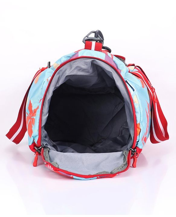 Pine Kids Duffle Bag with Shoe Compartment for 1 Day Trip  - Blue