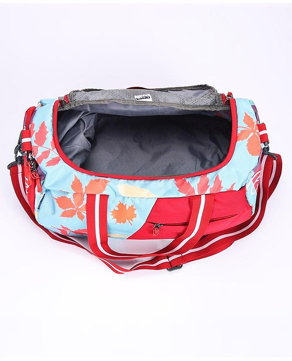 Pine Kids Duffle Bag with Shoe Compartment for 1 Day Trip  - Blue
