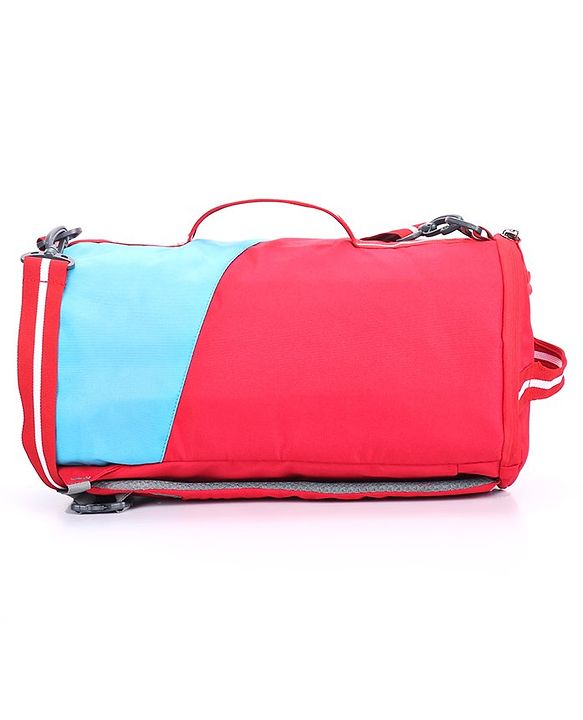 Pine Kids Duffle Bag cum Backpack for 1 Day Trip  - Red