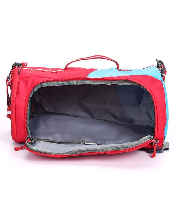Pine Kids Duffle Bag cum Backpack for 1 Day Trip  - Red
