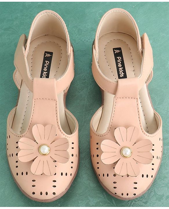 Pine Kids Bellies & Peep Toes - Beige