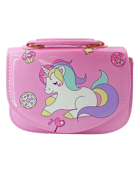 Buy JUBLYN Dark Pink Canvas Unicorn Sling Bag (Unicorn 1) Online at Best  Prices in India - JioMart.