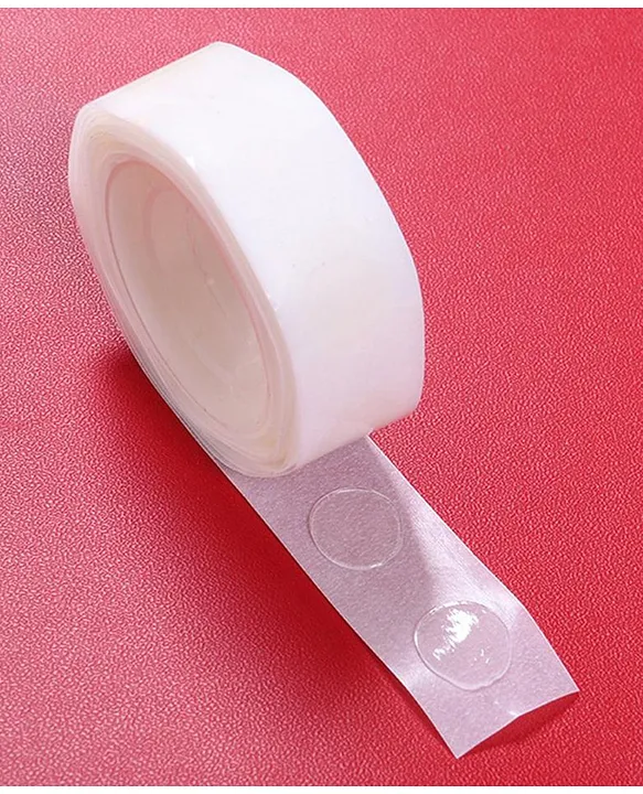 Zyozi Glue Point Clear Balloon Glue Removable Adhesive Dots Double Sided  Dots of Glue Tape for